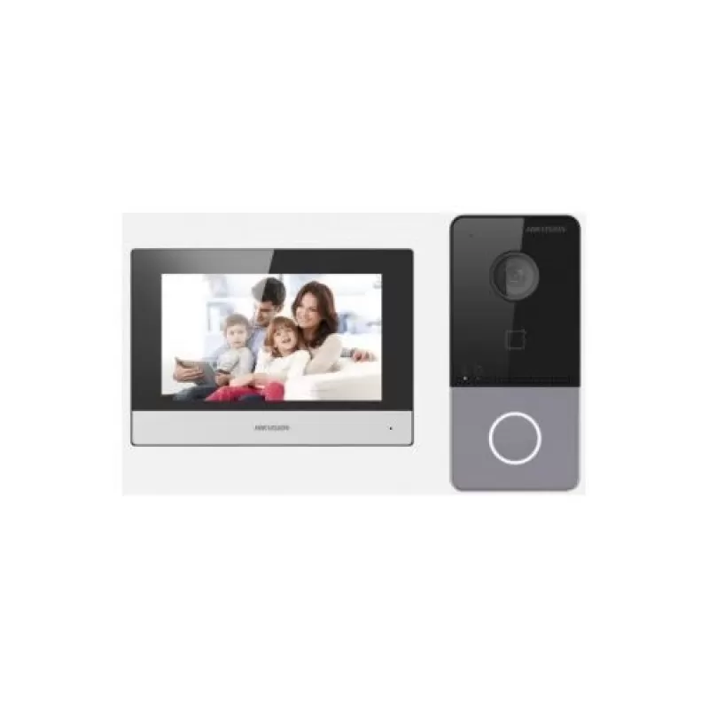 Kit Videointerfon Hikvision DS-KIS603-P(B) IP post exterior