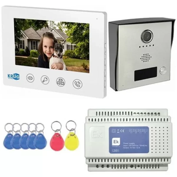 Kit Videointerfon KrugTechnik KR-VDP72K