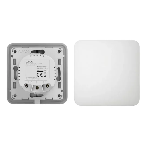 LIGHTCORE 1-GANG + SOLOBUTTON 1-GANG/2-WAY (WHT)