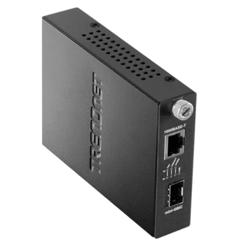 Mediaconvertor Gigabit - SFP fibra optica (pt TFC-1600) - TRENDnet TFC-1000MGA