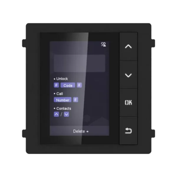 MODUL CU DISPLAY LOCATARI SI MENIU SISTEM