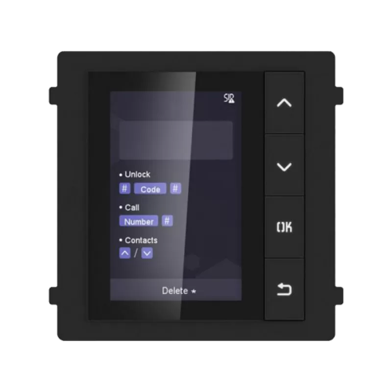 MODUL CU DISPLAY LOCATARI SI MENIU SISTEM