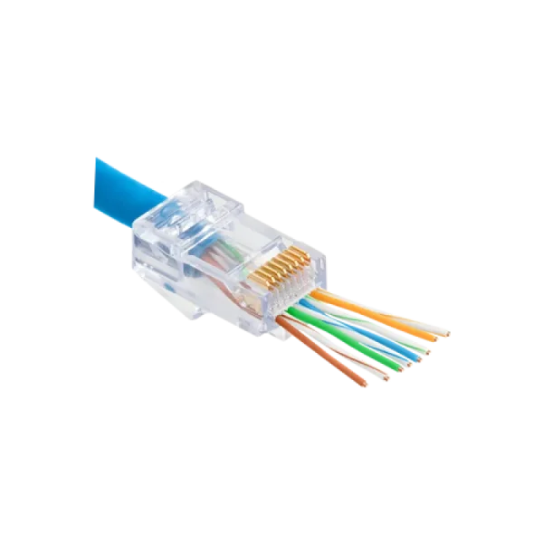 Mufa RJ-45 UTP Cat.5e EZ Passthrough (100 buc) RJ45-CAT5-EZ
