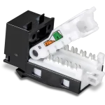 Mufa RJ-45 UTP Cat.6 tool-less, neagra - TRENDnet TC-K25C6BK - imagine 3