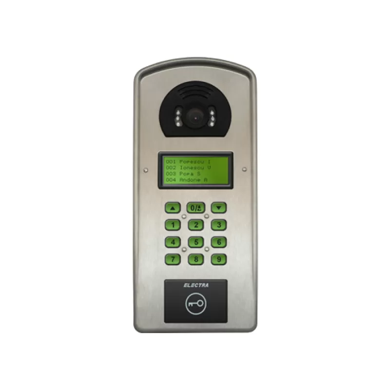 Panou exterior semiduplex VIDEO cu afisor 4 randuri