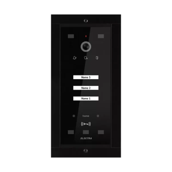 Panou exterior video Home pentru 3 Familii - SMART