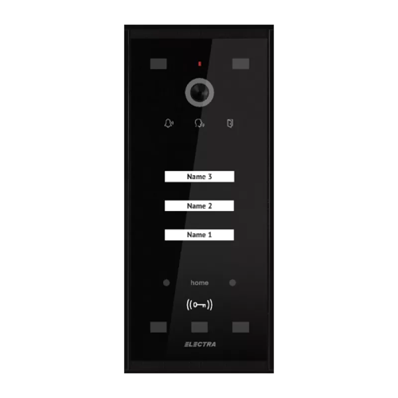 Panou exterior video Home pentru 3 Familii - SMART