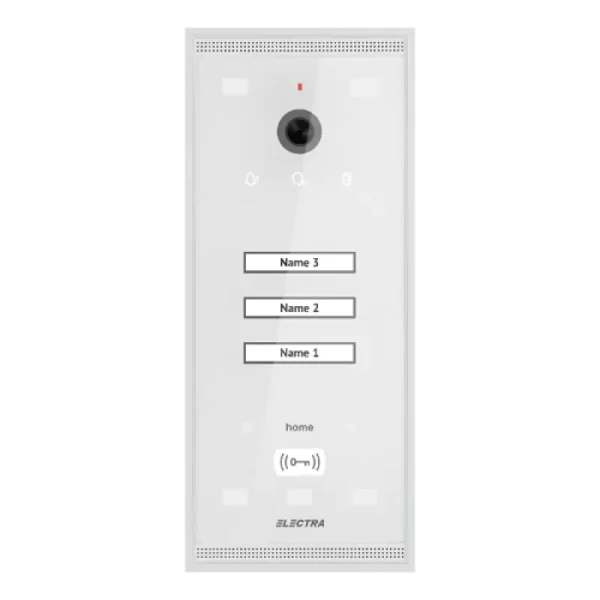 Panou exterior video Home pentru 3 Familii - SMART