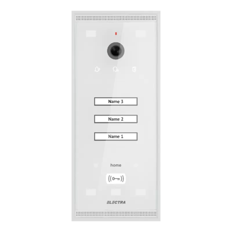 Panou exterior video Home pentru 3 Familii - SMART