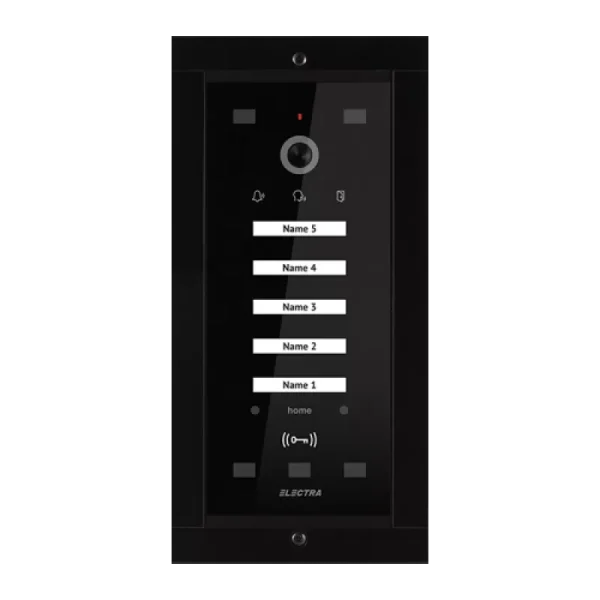 Panou exterior video Home pentru 5 Familii - SMART