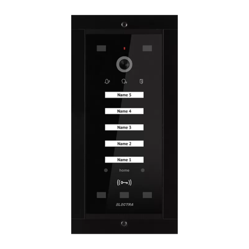 Panou exterior video Home pentru 5 Familii - SMART