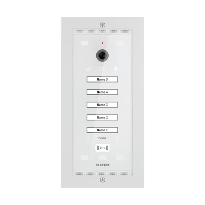 Panou exterior video Home pentru 5 Familii - SMART