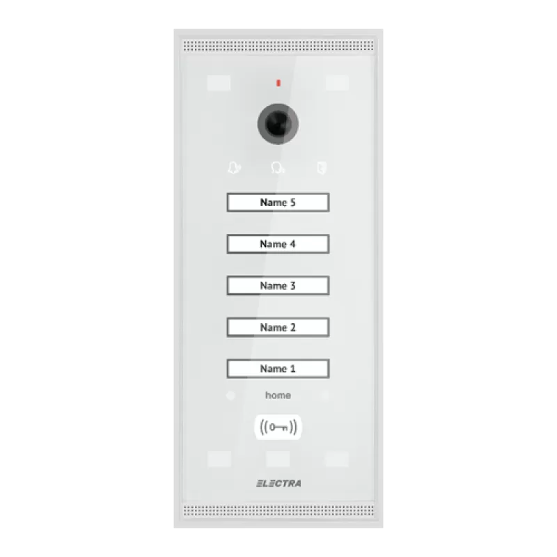 Panou exterior video Home pentru 5 Familii - SMART