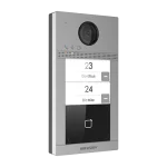 Panou exterior videointerfon TCP/IP pentru 2 familii