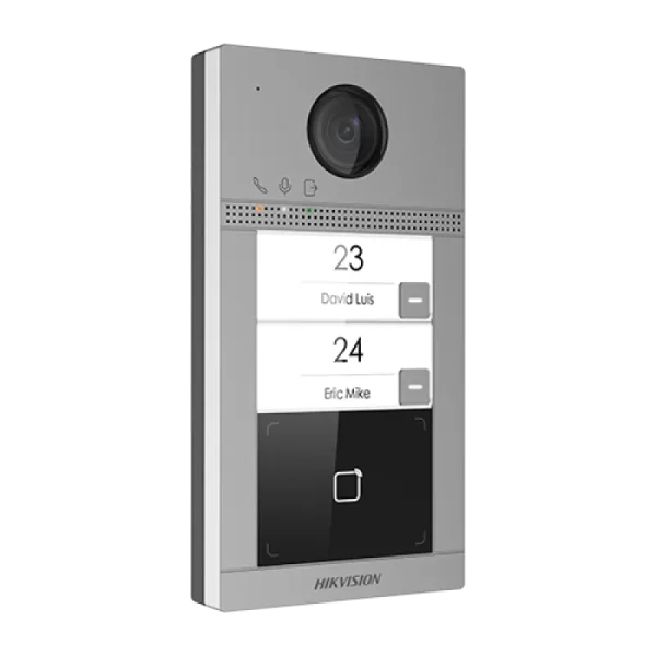 Panou exterior videointerfon TCP/IP pentru 2 familii