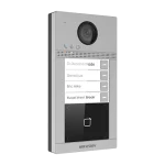 Panou exterior videointerfon TCP/IP pentru 4 familii