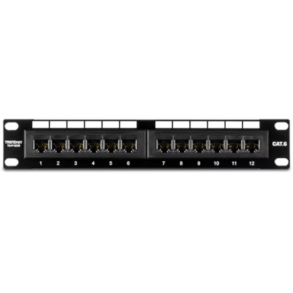 Patch Panel 12 porturi RJ45 UTP 10'