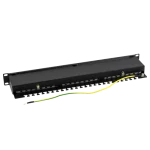 Patch Panel 1U, FTP cat6, 24 porturi RJ45 - ASYTECH Networking ASY-PP-FTP6-24 - imagine 4