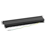 Patch Panel 1U, FTP cat6A, 24 porturi RJ45 - ASYTECH Networking ASY-PP-FTP6A-24 - imagine 4