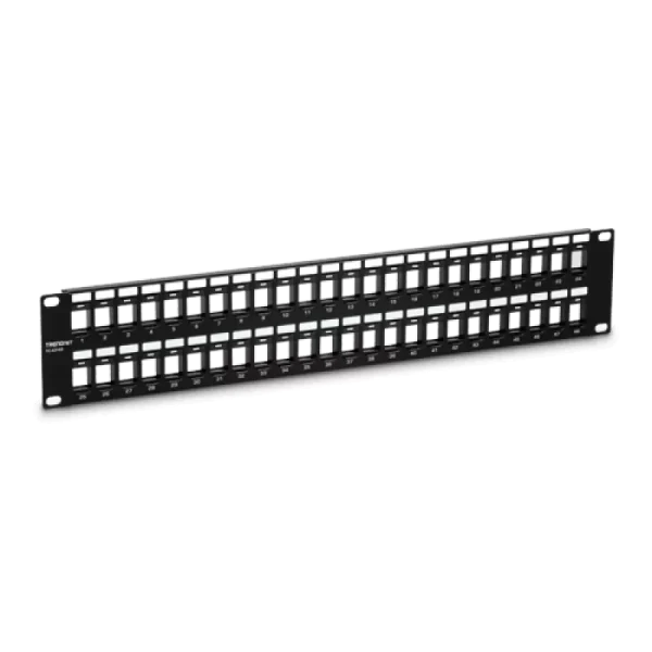 Patch Panel 48 porturi blank keystone 2U - TRENDnet TC-KP48