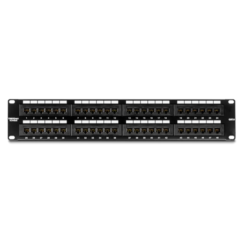 Patch Panel 48 porturi RJ45 UTP