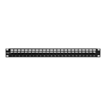 Patch Panel ecranat 24 porturi blank keystone 1U - TRENDnet TC-KP24S - imagine 2