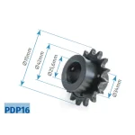 pentru motoarele portilor sectionale - MOTORLINE PDP16