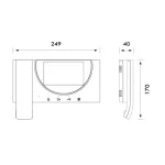 POST DE INTERIOR 5" CU RECEPTOR 220VAC - imagine 2