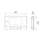 POST DE INTERIOR 5" HANDS-FREE 220VAC - imagine 2