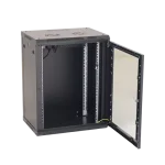 Rack perete 15U 19' 600x600, capacitate incarcare 80 Kg, negru - ASYTECH Networking ASY-15U-6060W - imagine 4