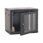 Rack perete 9U 19'' 600x450, capacitate incarcare 80 Kg, negru - ASYTECH Networking ASY-9U-6045W - imagine 4