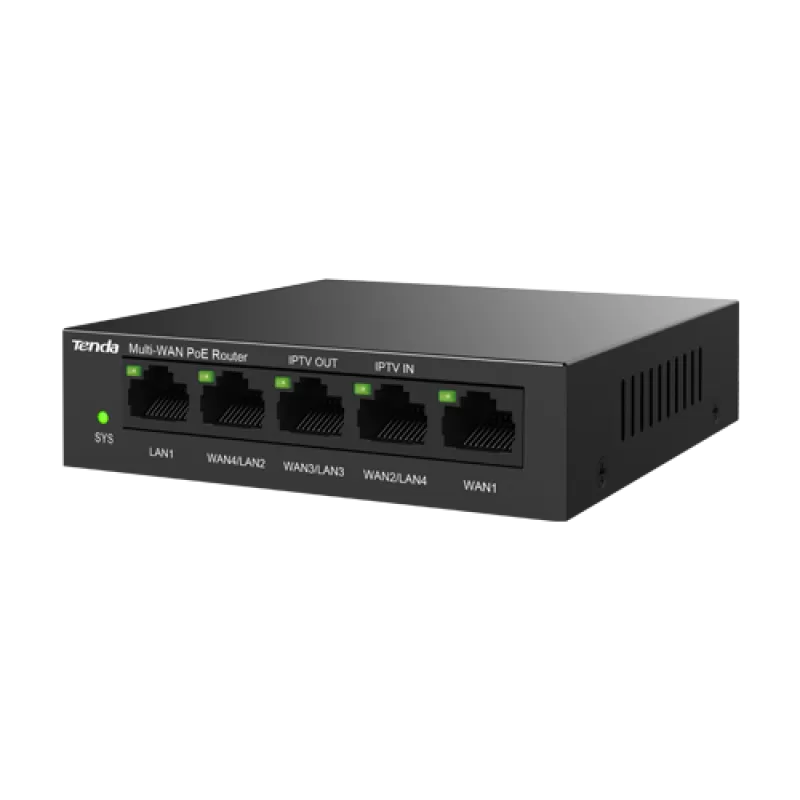 Router 5 x RJ45 1G (4 x PoE Out 802.3af/at)