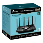 Router Wireless TP-Link Archer AXE75 AX5400 Wi-Fi 6E Tri-Band Gigabit Tehnologie OneMeshâ¢ ArcherAXE75 - imagine 3