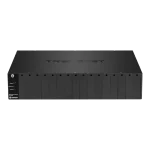 Sasiu cu 16 porturi pentru media convertoare - TRENDnet TFC-1600 - imagine 2