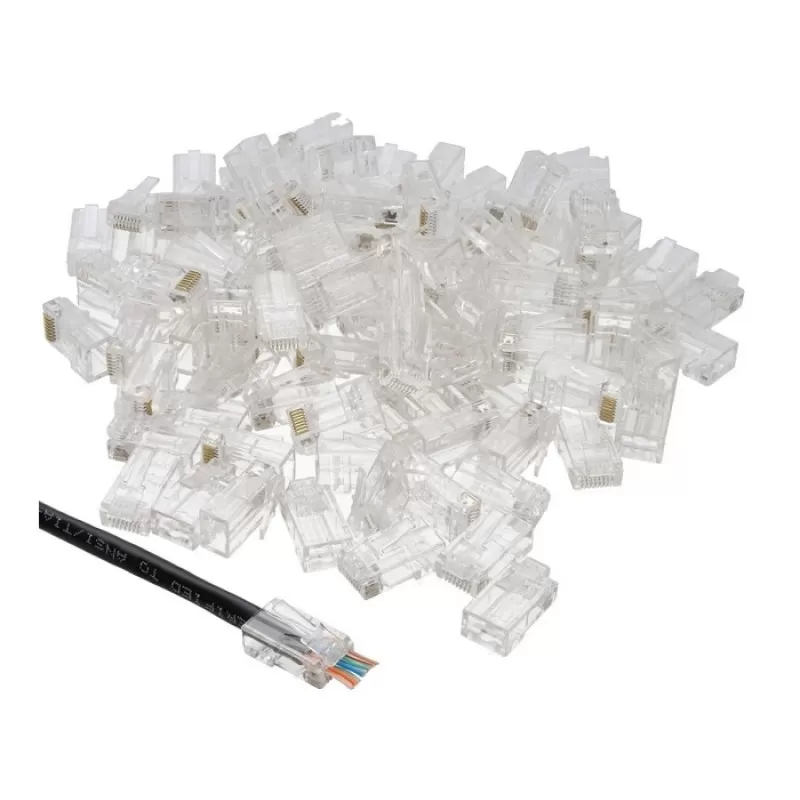 SET 100 BUCATI MUFA EZ UTP CAT6E