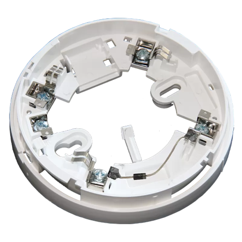 Soclu standard 24V cu dioda Schottky si curent de stare de alarma crescut (50mA) pentru detectoarele SensoMAG SensoMAG-B24RD