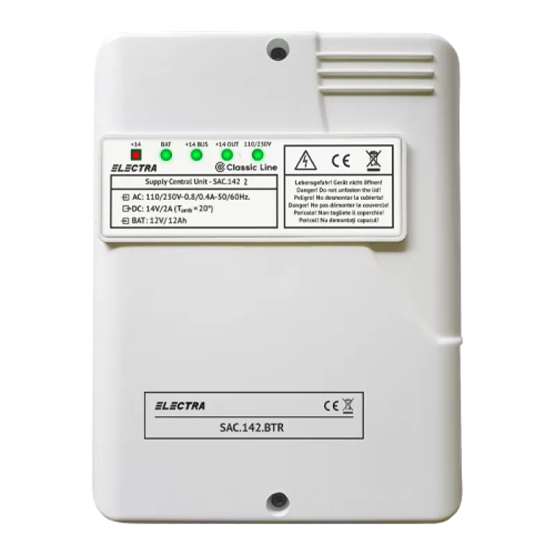 Sursa de alimentare in comutatie cu back-up SAC.142.BTR - ELECTRA SAC.142.BTR