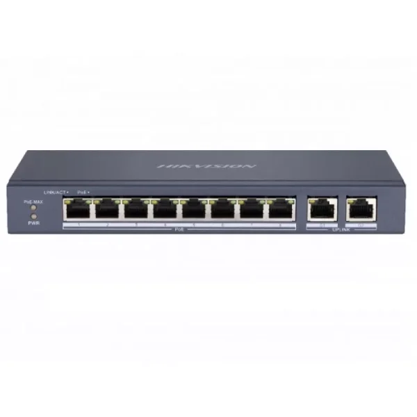 Switch Hikvision DS-3E0310P-E/M 8 porturi