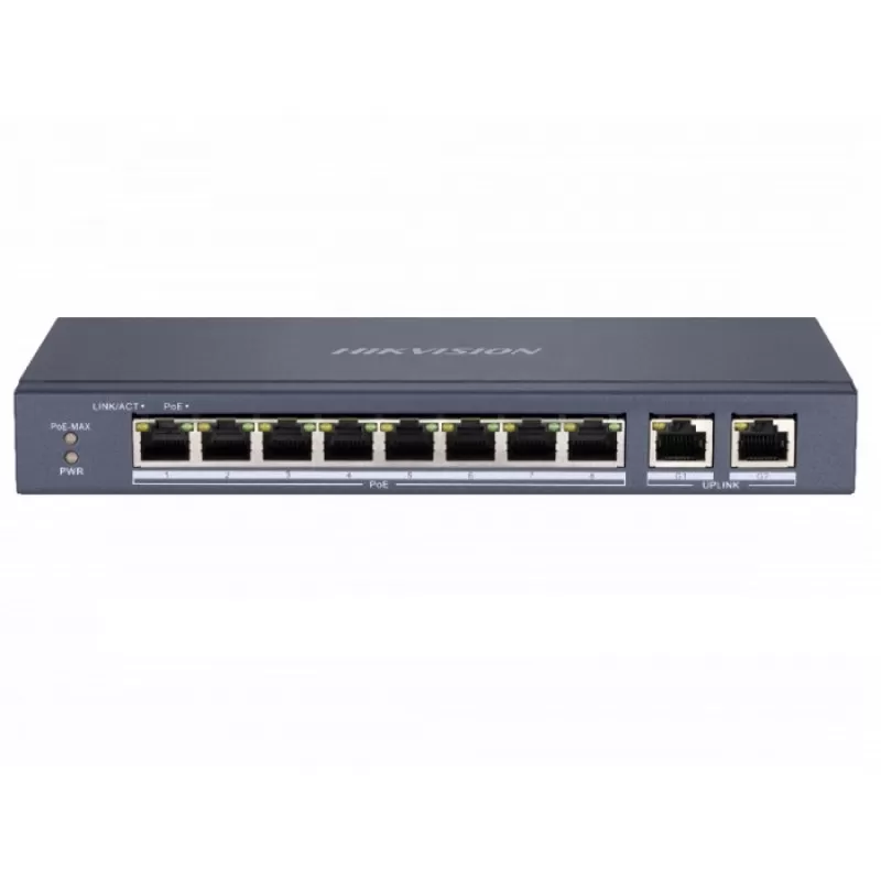Switch Hikvision DS-3E0310P-E/M 8 porturi
