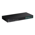 Switch 16 porturi Gigabit PoE+ 246W - TRENDnet TPE-TG160G