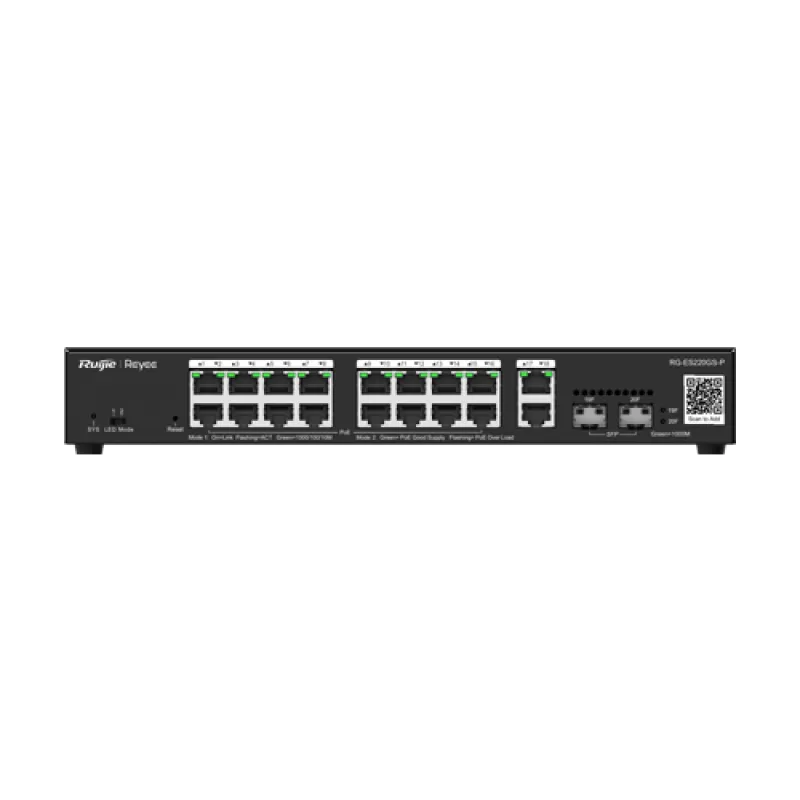 Switch 16 x RJ45 1G PoE