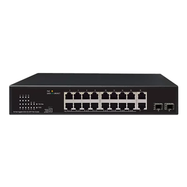 Switch 16xRJ45 POE