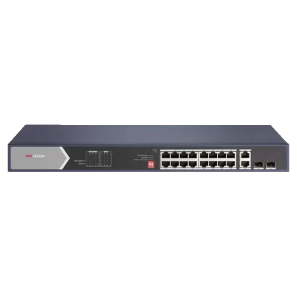 Switch 16 porturi PoE Gigabit fara management