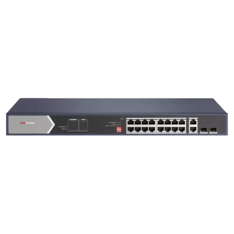 Switch 16 porturi PoE Gigabit fara management