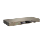 Switch 24 x RJ45 1G, 2 x combo SFP 1G - IP-COM G1024F - imagine 3