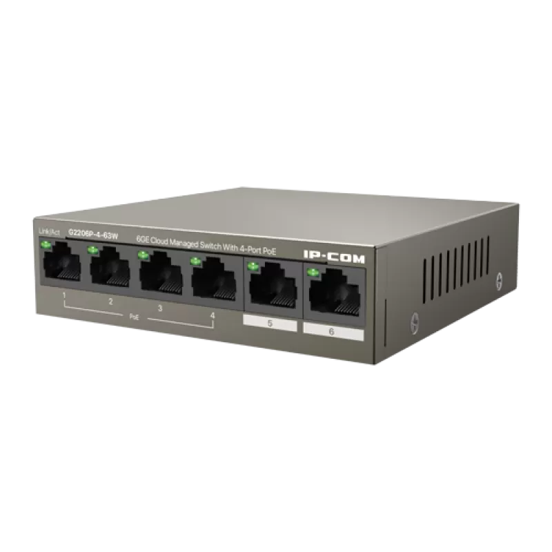 Switch 4 porturi Gigabit PoE+