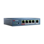 Switch 4 porturi PoE, 1 port uplink- HIKVISION DS-3E0105P-E-M - imagine 3