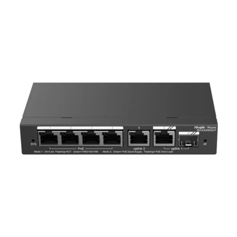 Switch 4 x RJ45 1G PoE