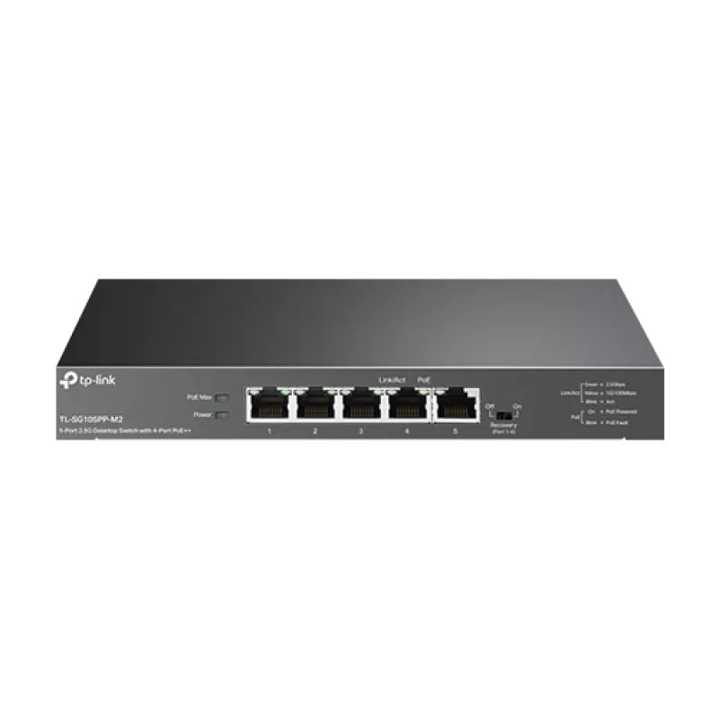 Switch 4 x RJ45 2.5G PoE