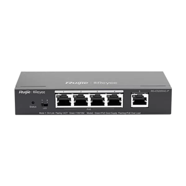 Switch 4 x RJ45 1G PoE